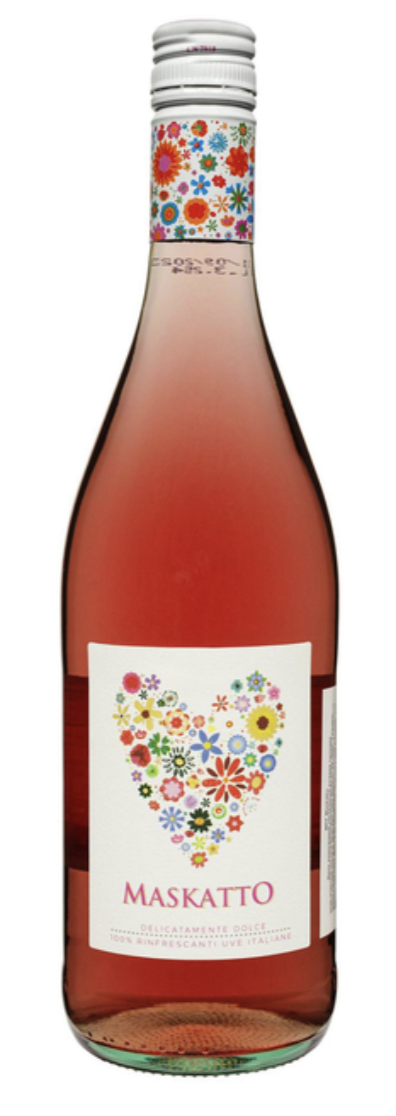 Вино Maskatto MPF солодке рожеве 6% 0.75 л 